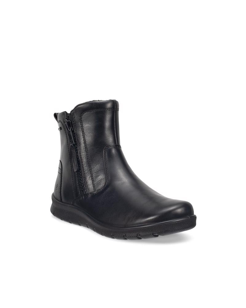 BLACK ECCO BARBETT BOOT W ZIP GTX