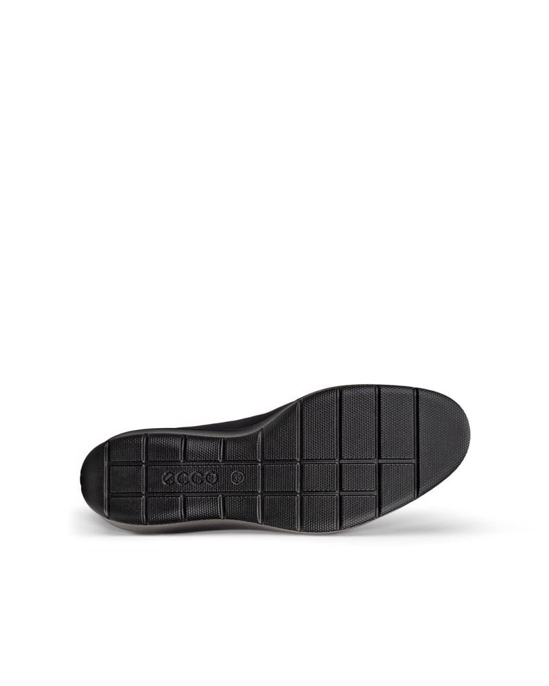 BLACK ECCO FELICIA LOAFER STRETCH