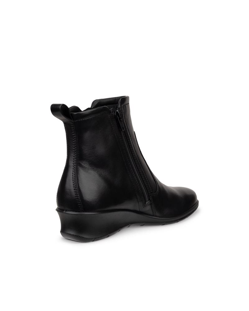 BLACK ECCO FELICIA ZIP BOOT