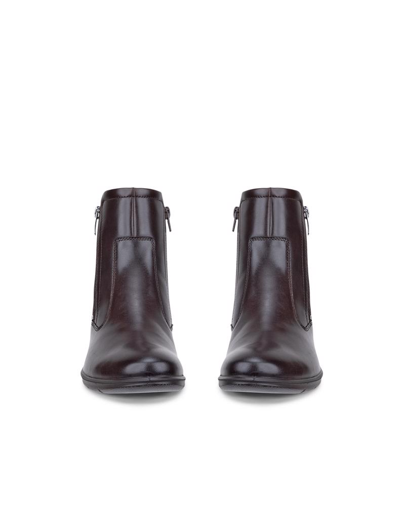 Brown ECCO FELICIA ZIP BOOT
