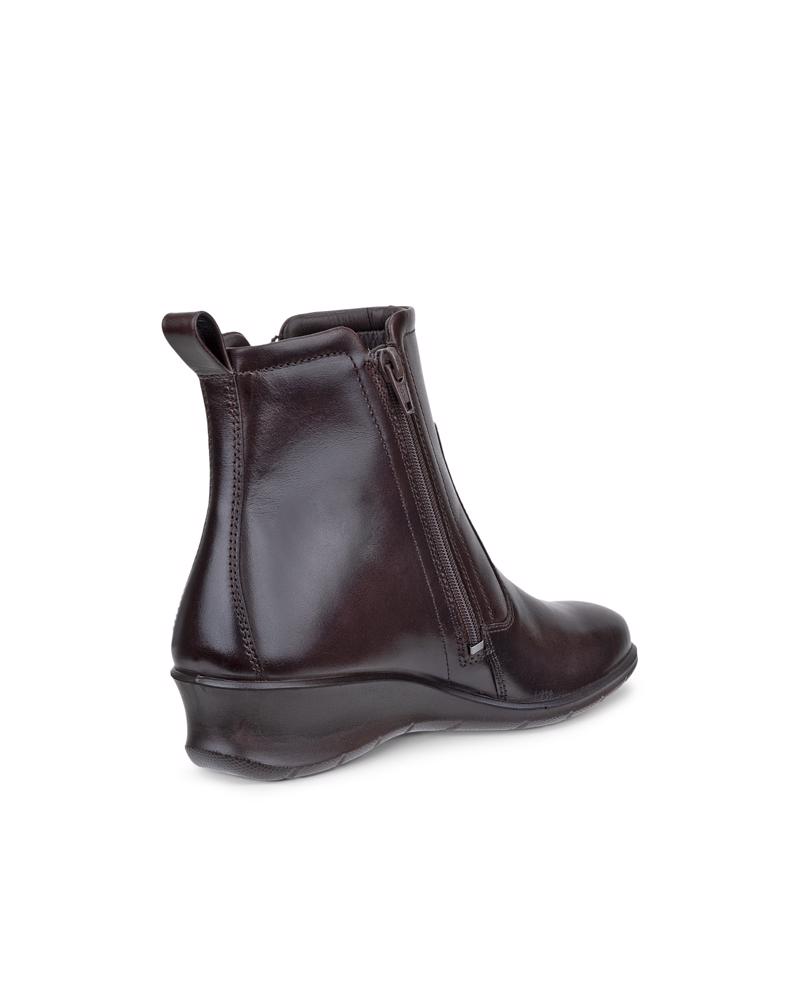 Brown ECCO FELICIA ZIP BOOT
