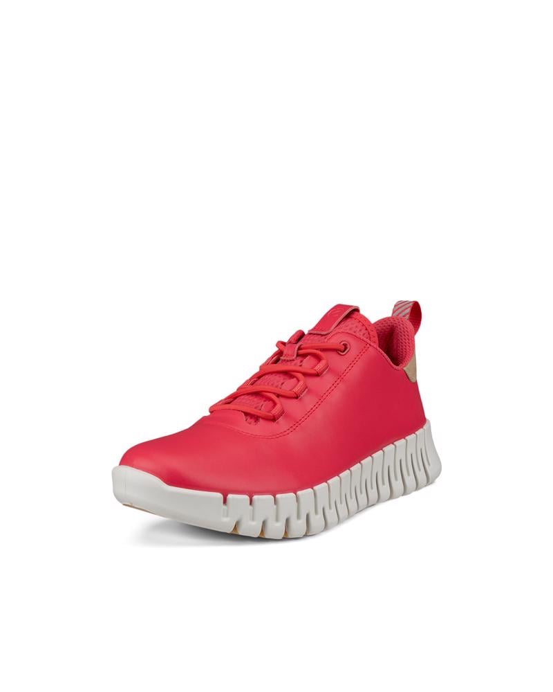 Pink ECCO GRUUV W SNEAKER LEA
