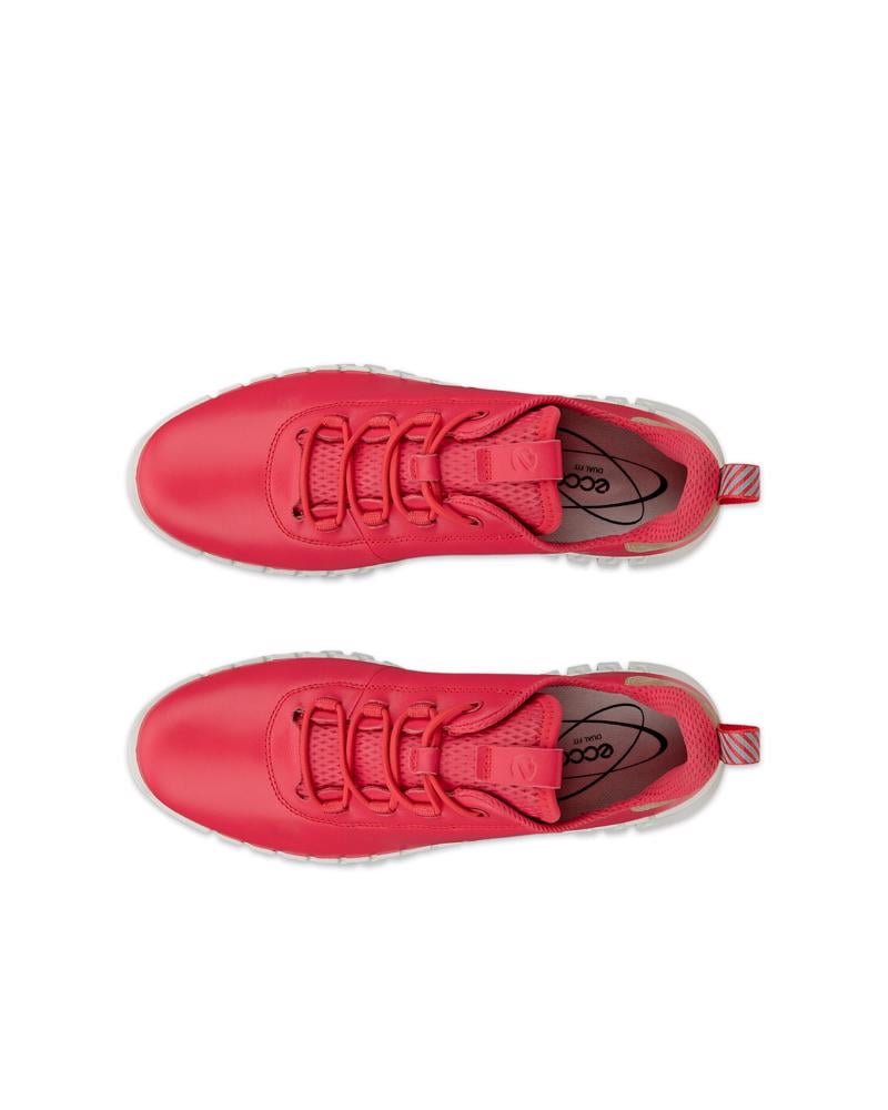 Pink ECCO GRUUV W SNEAKER LEA