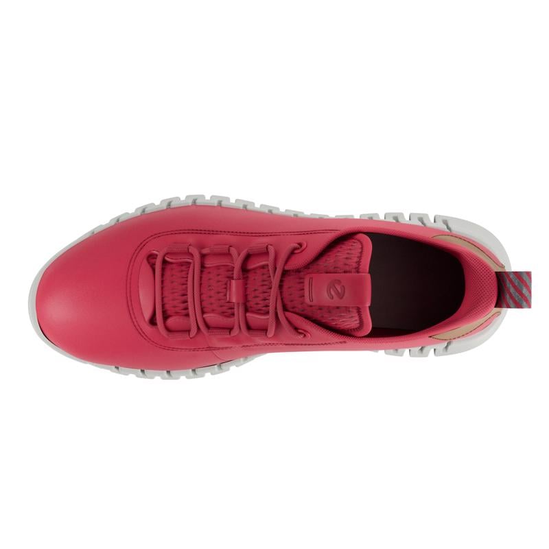 Pink ECCO GRUUV W SNEAKER LEA