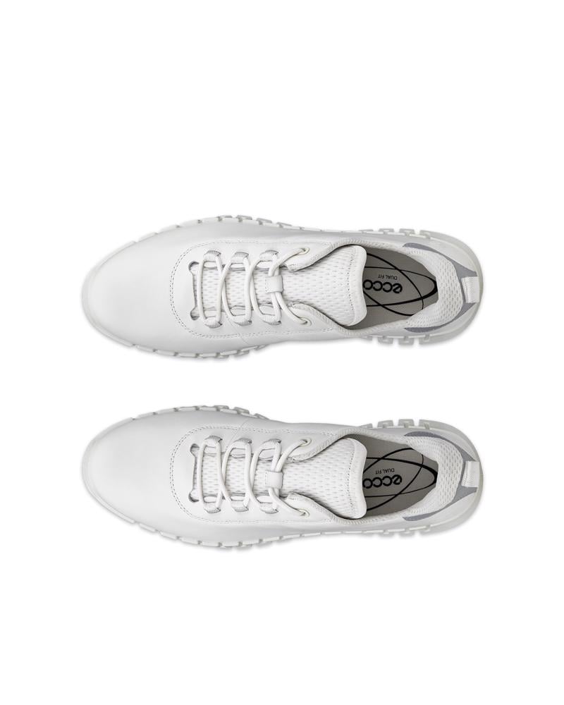 White ECCO GRUUV W SNEAKER LEA