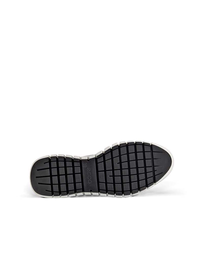 White ECCO GRUUV W SNEAKER LEA