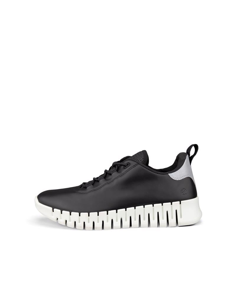 BLACK ECCO GRUUV W SNEAKER LEA