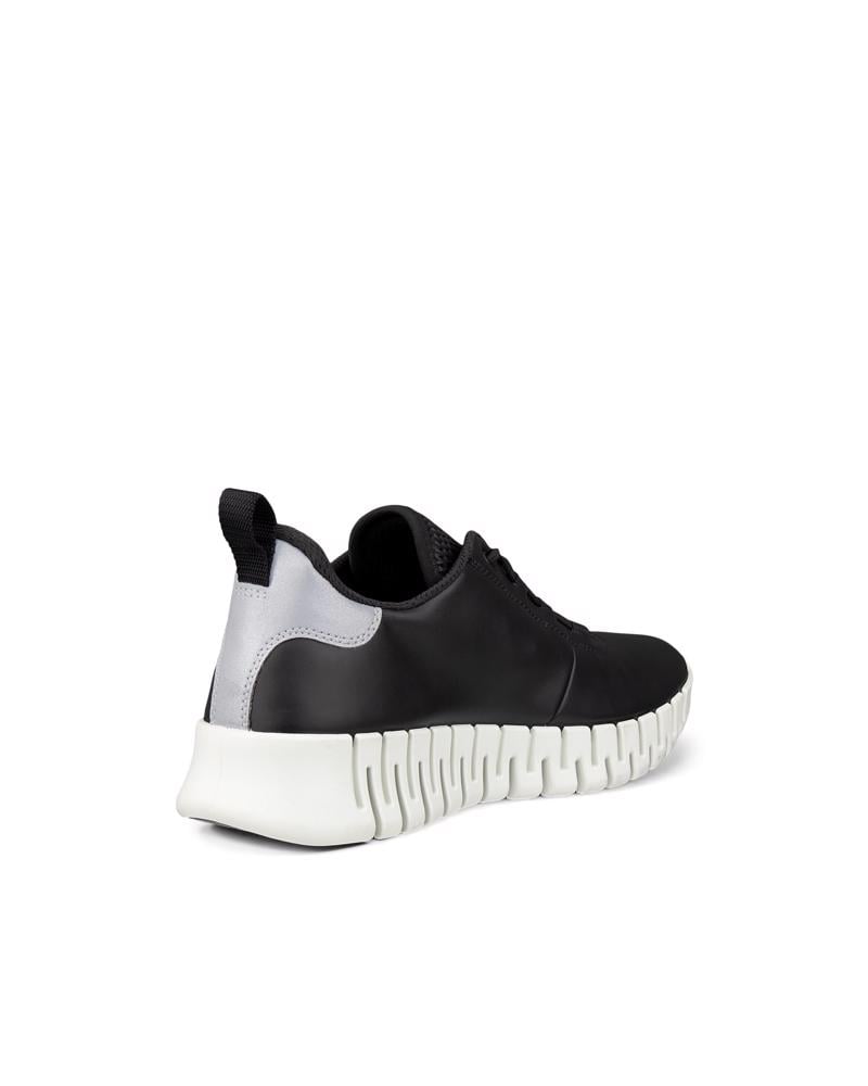 BLACK ECCO GRUUV W SNEAKER LEA