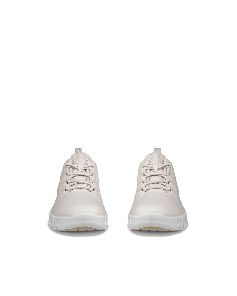 Beige ECCO GRUUV W SNEAKER LEA