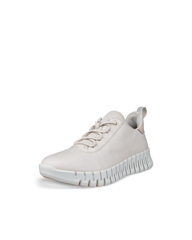 Beige ECCO GRUUV W SNEAKER LEA