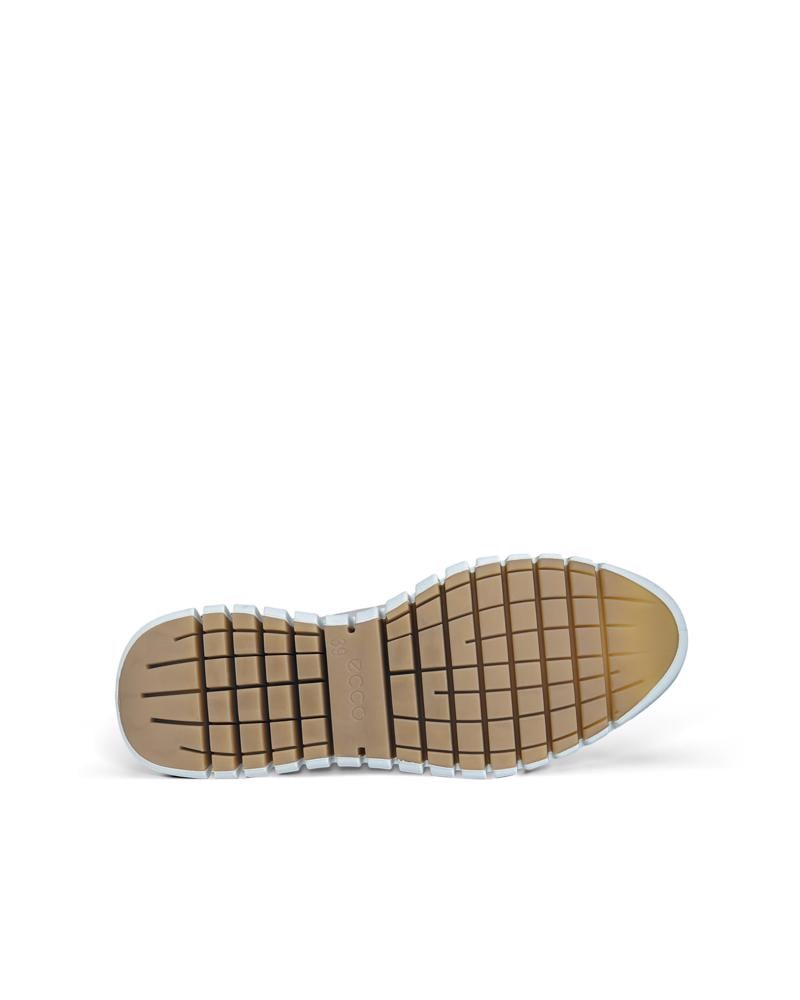 Beige ECCO GRUUV W SNEAKER LEA