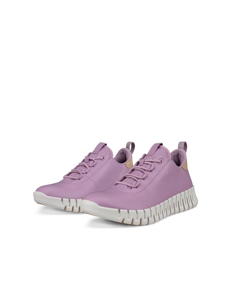 Purple ECCO GRUUV W SNEAKER LEA