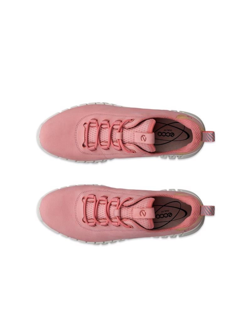 Pink ECCO GRUUV W SNEAKER LEA