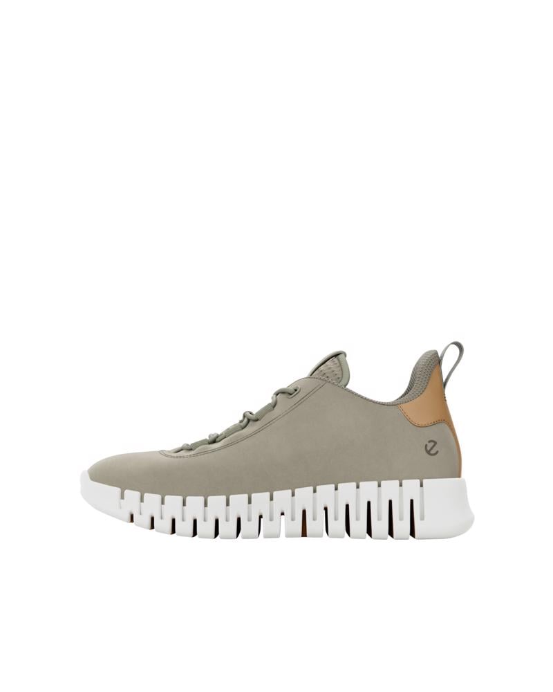 Grey ECCO GRUUV W SNEAKER LEA