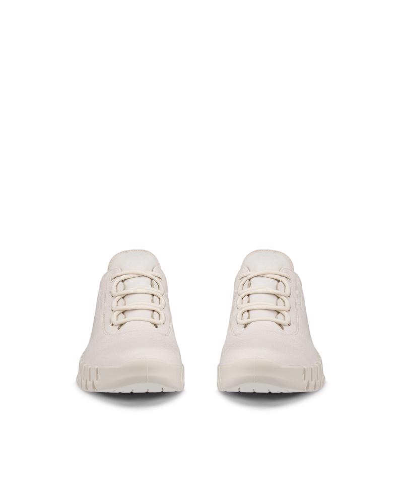 Beige ECCO GRUUV W SNEAKER LEA GTX