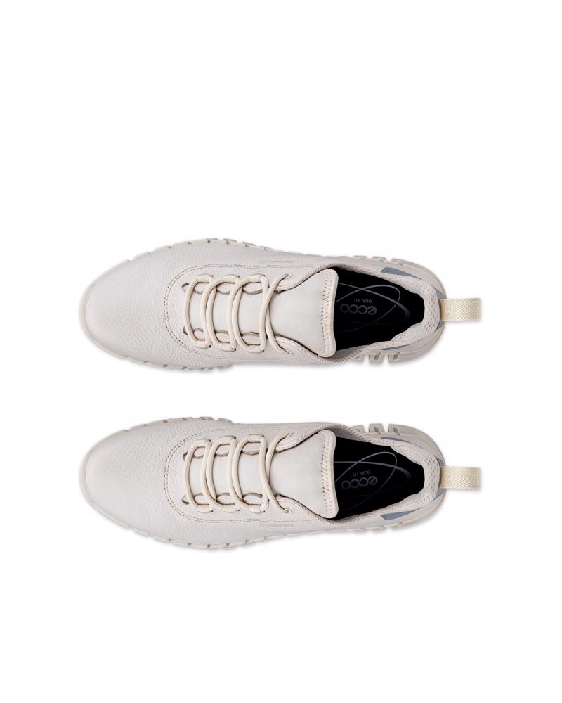 Beige ECCO GRUUV W SNEAKER LEA GTX