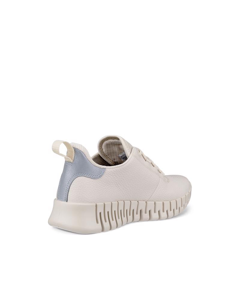 Beige ECCO GRUUV W SNEAKER LEA GTX