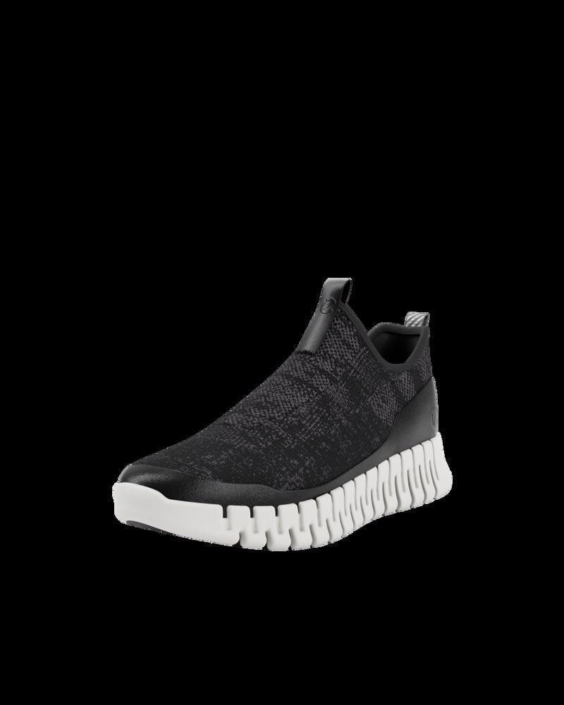 BLACK ECCO GRUUV W EASY-SLIP