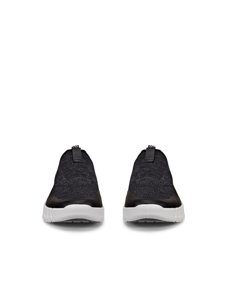 BLACK ECCO GRUUV W EASY-SLIP