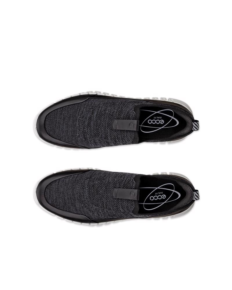 BLACK ECCO GRUUV W EASY-SLIP
