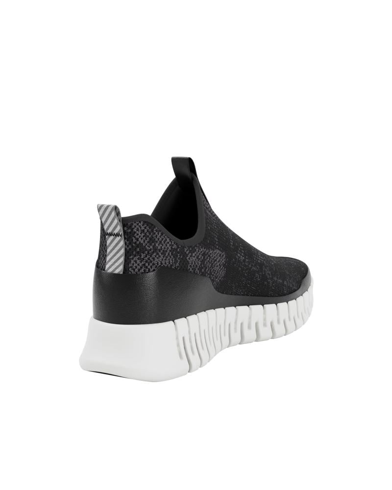 BLACK ECCO GRUUV W EASY-SLIP