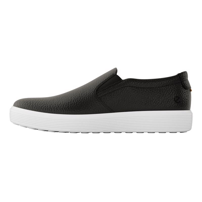 BLACK ECCO SOFT 60 W SLIP ON