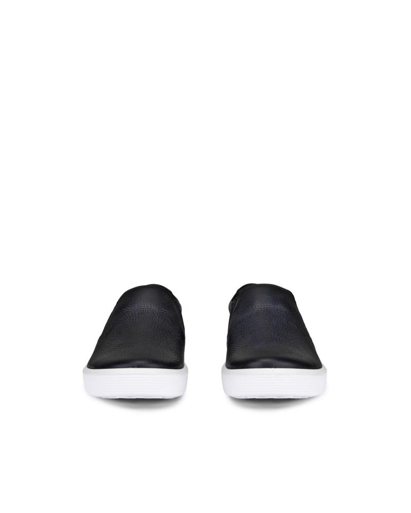BLACK ECCO SOFT 60 W SLIP ON