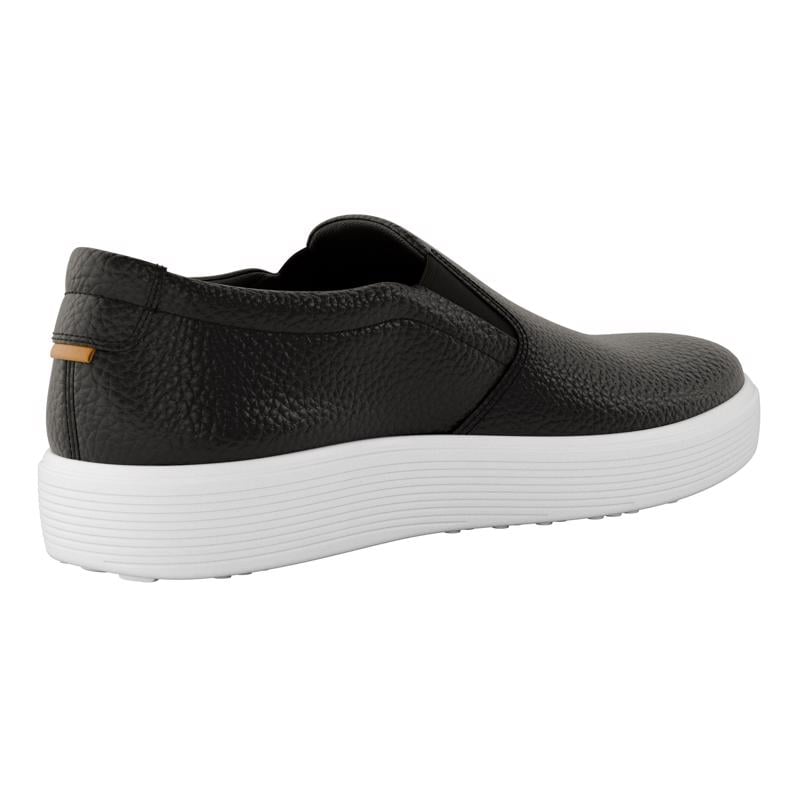 BLACK ECCO SOFT 60 W SLIP ON