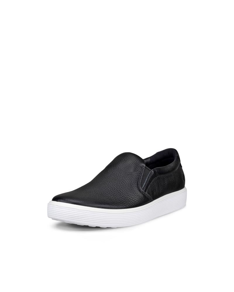 BLACK ECCO SOFT 60 W SLIP ON