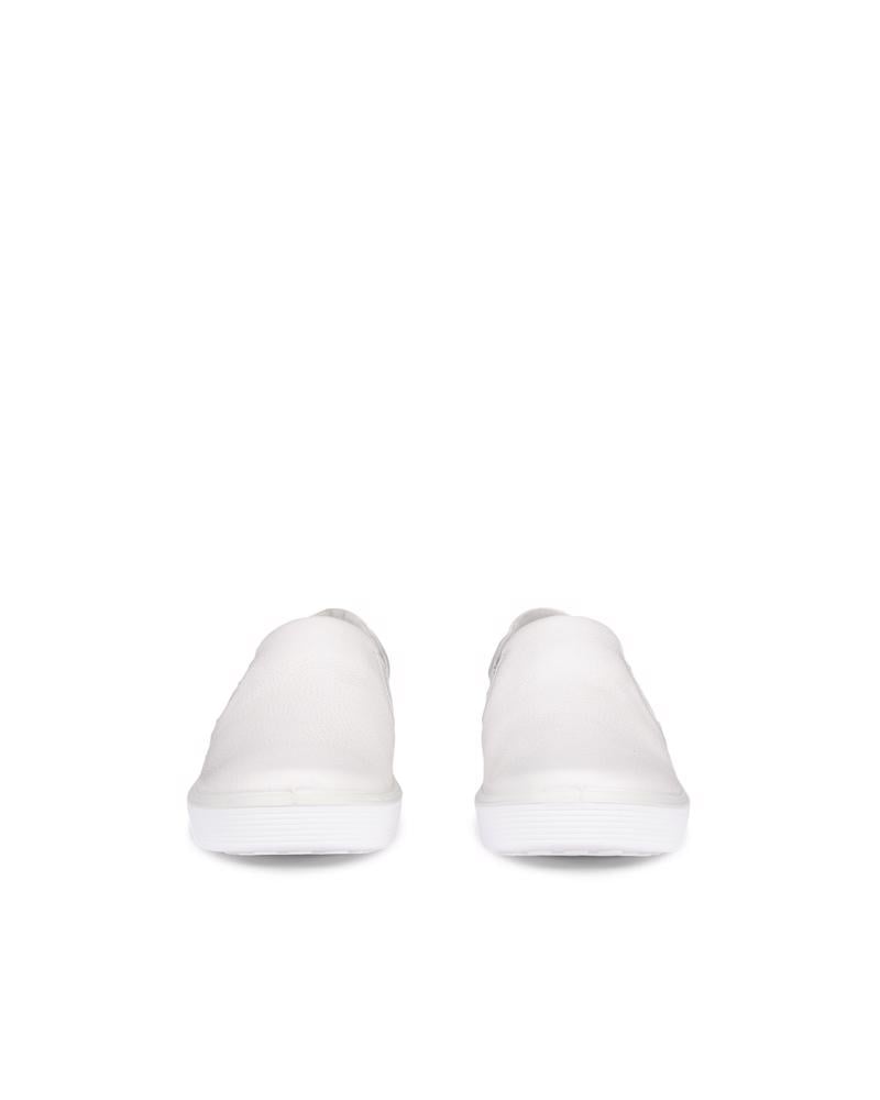 White ECCO SOFT 60 W SLIP ON