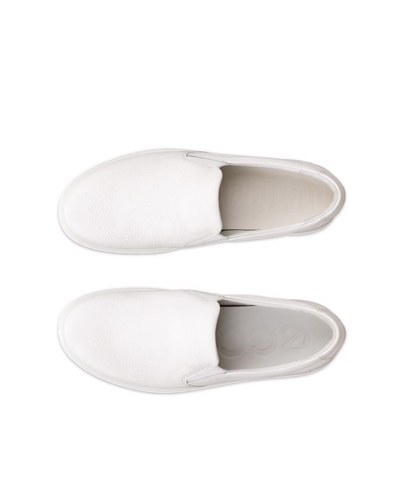 White ECCO SOFT 60 W SLIP ON