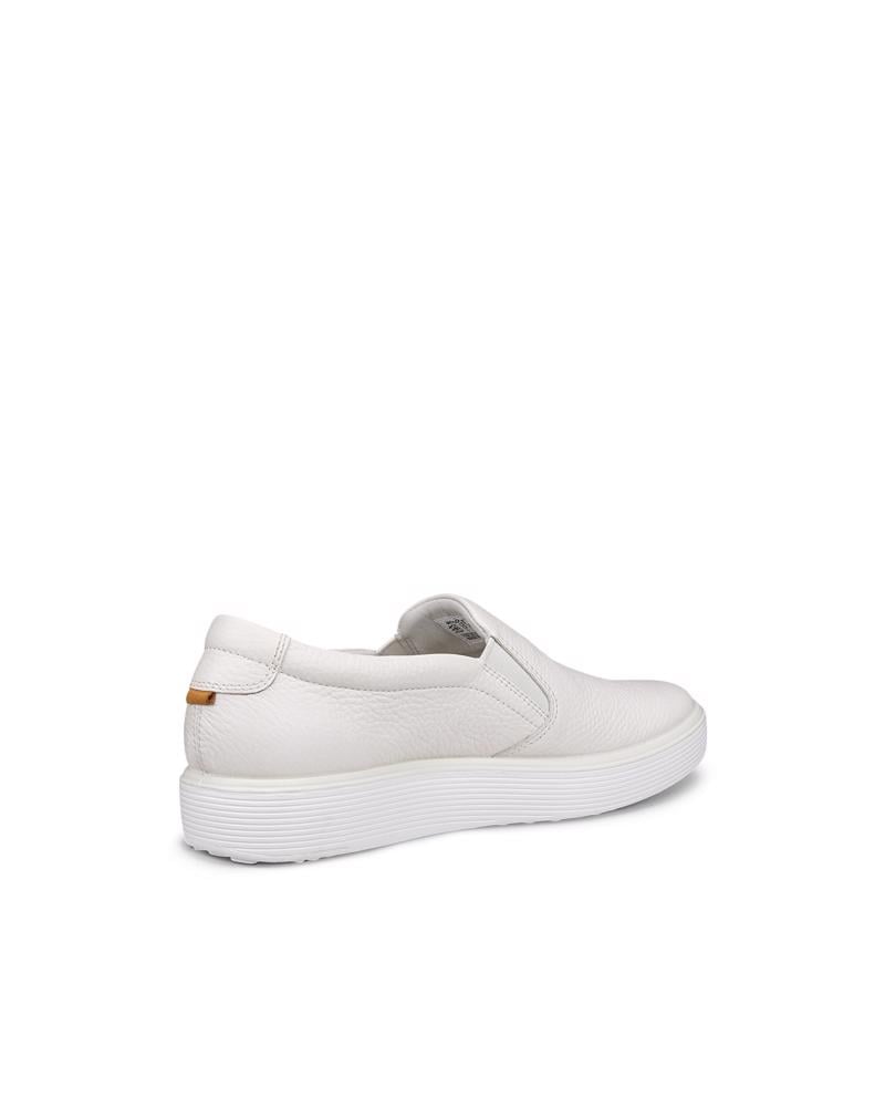 White ECCO SOFT 60 W SLIP ON