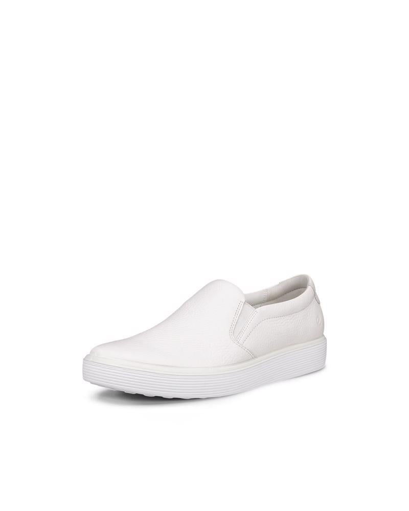 White ECCO SOFT 60 W SLIP ON