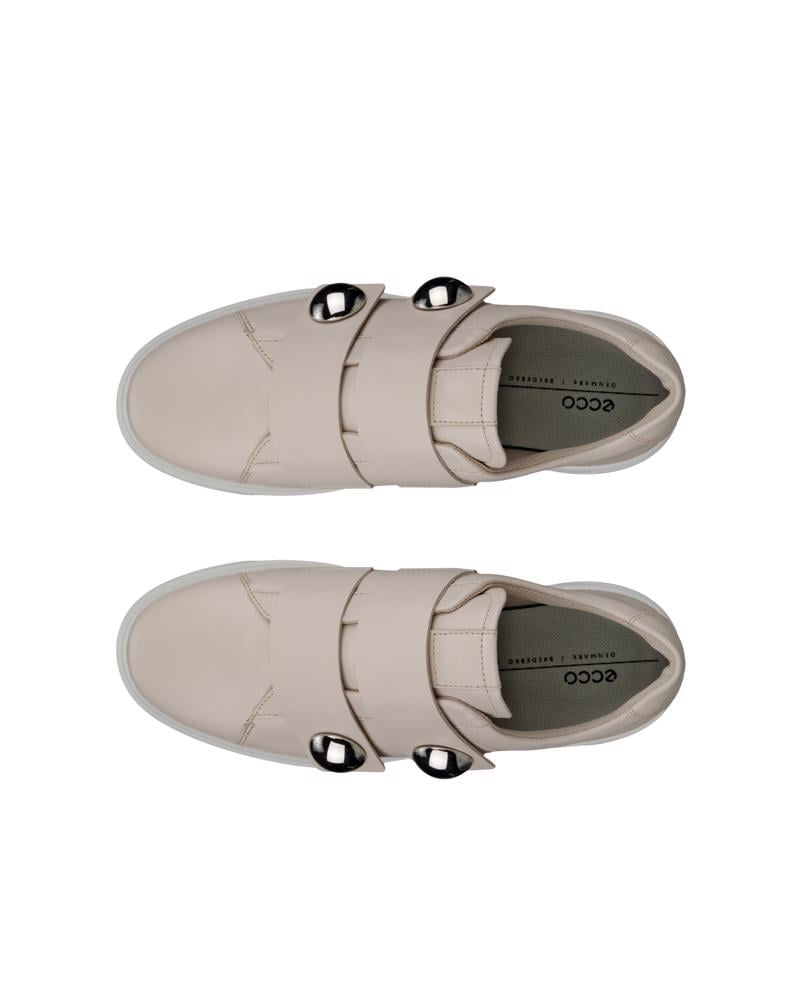 Beige ECCO STREET PLATFORM W 2S