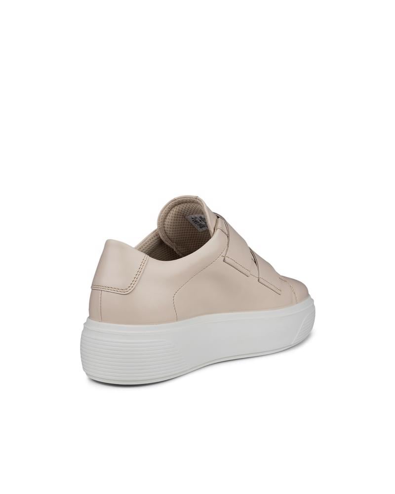 Beige ECCO STREET PLATFORM W 2S
