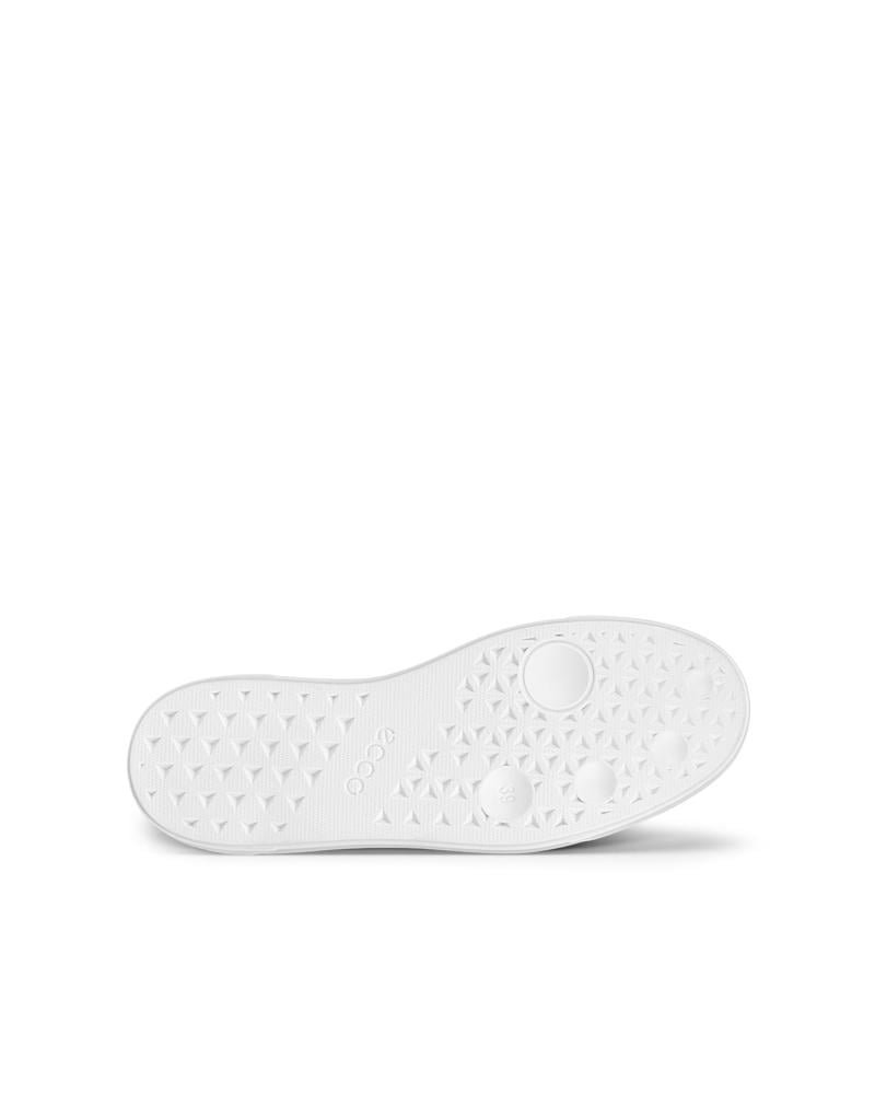 White ECCO STREET PLATFORM W LOW FG