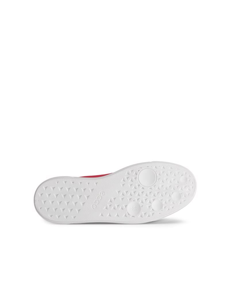 Red ECCO STREET PLATFORM W LOW FG