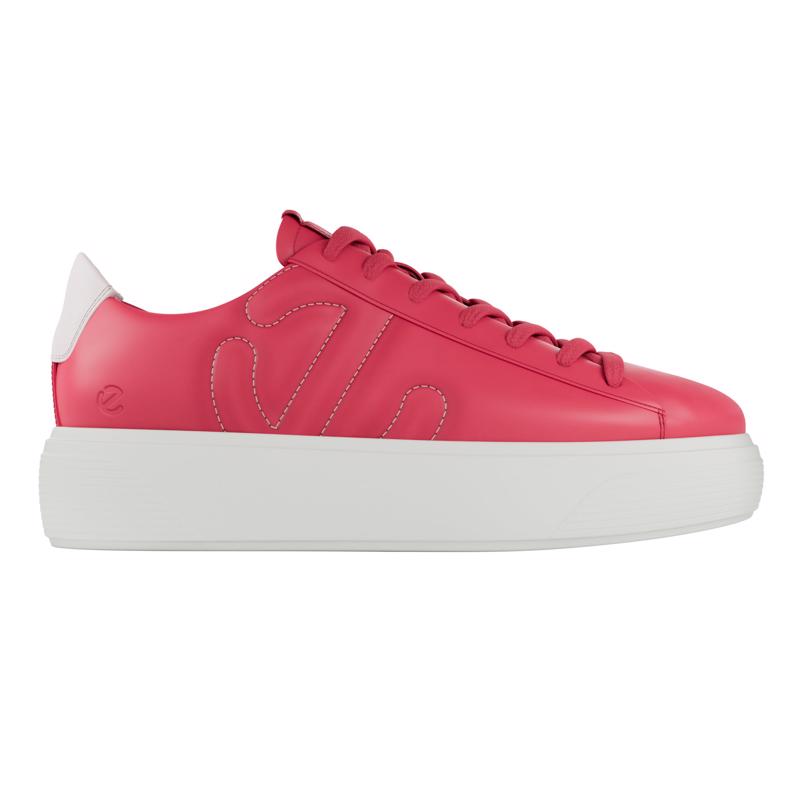 Red ECCO STREET PLATFORM W LOW FG