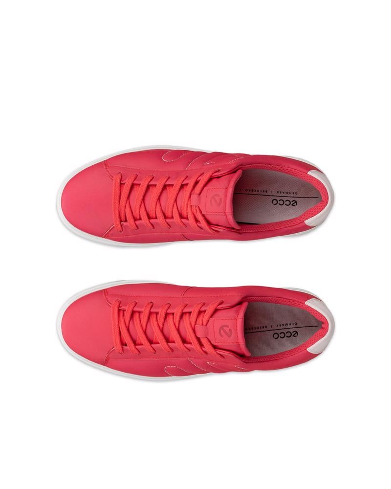 Red ECCO STREET PLATFORM W LOW FG