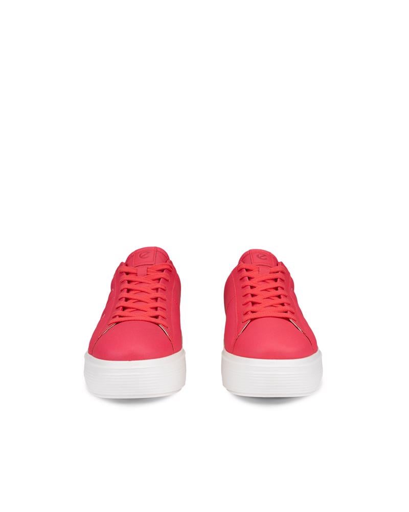 Red ECCO STREET PLATFORM W LOW FG