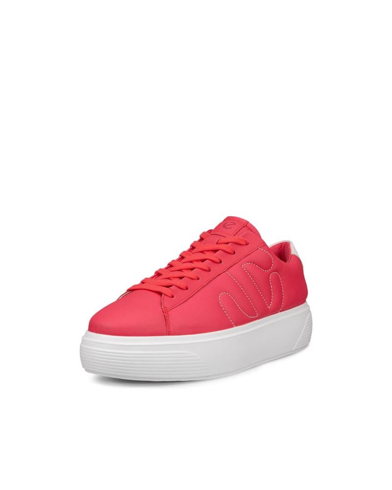 Red ECCO STREET PLATFORM W LOW FG