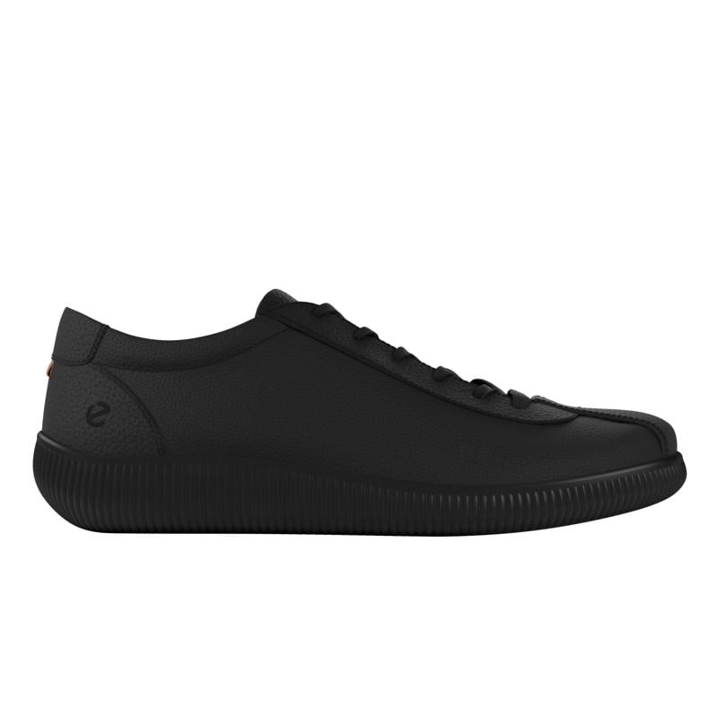 BLACK ECCO SOFT ZERO W LACE PREMIUM