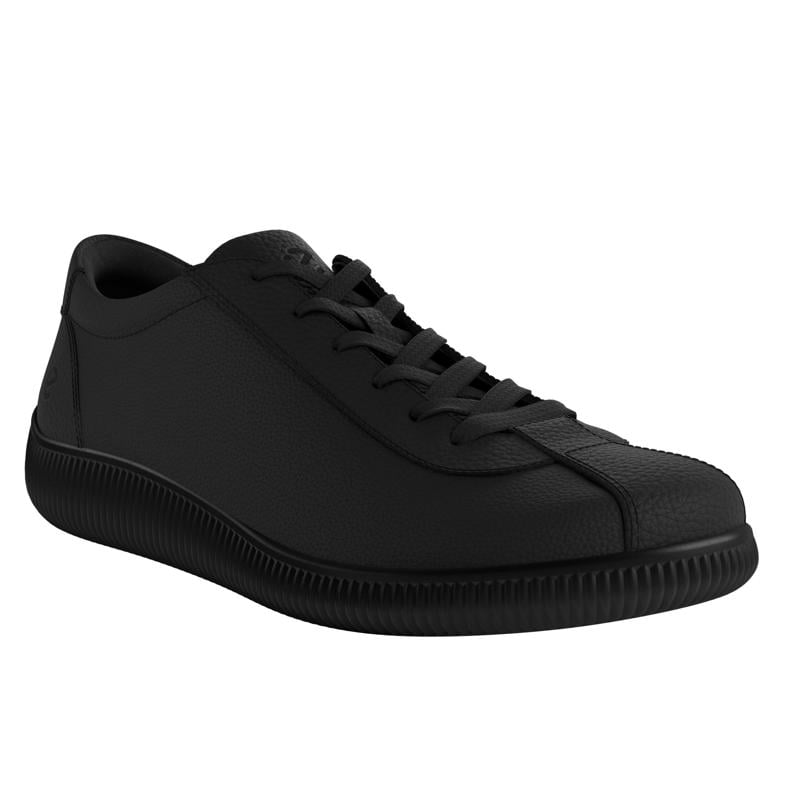 BLACK ECCO SOFT ZERO W LACE PREMIUM