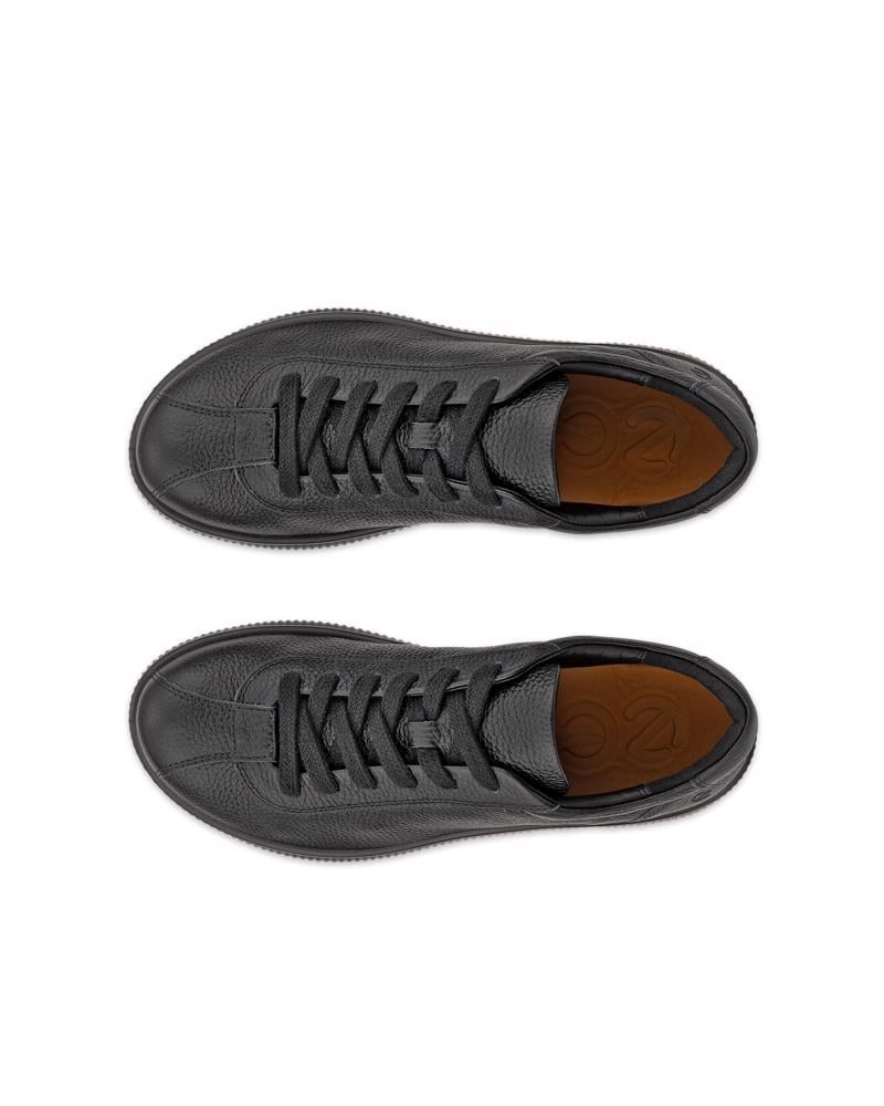 BLACK ECCO SOFT ZERO W LACE PREMIUM