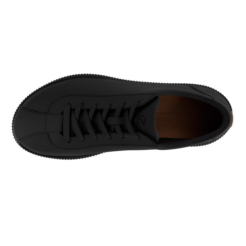 BLACK ECCO SOFT ZERO W LACE PREMIUM