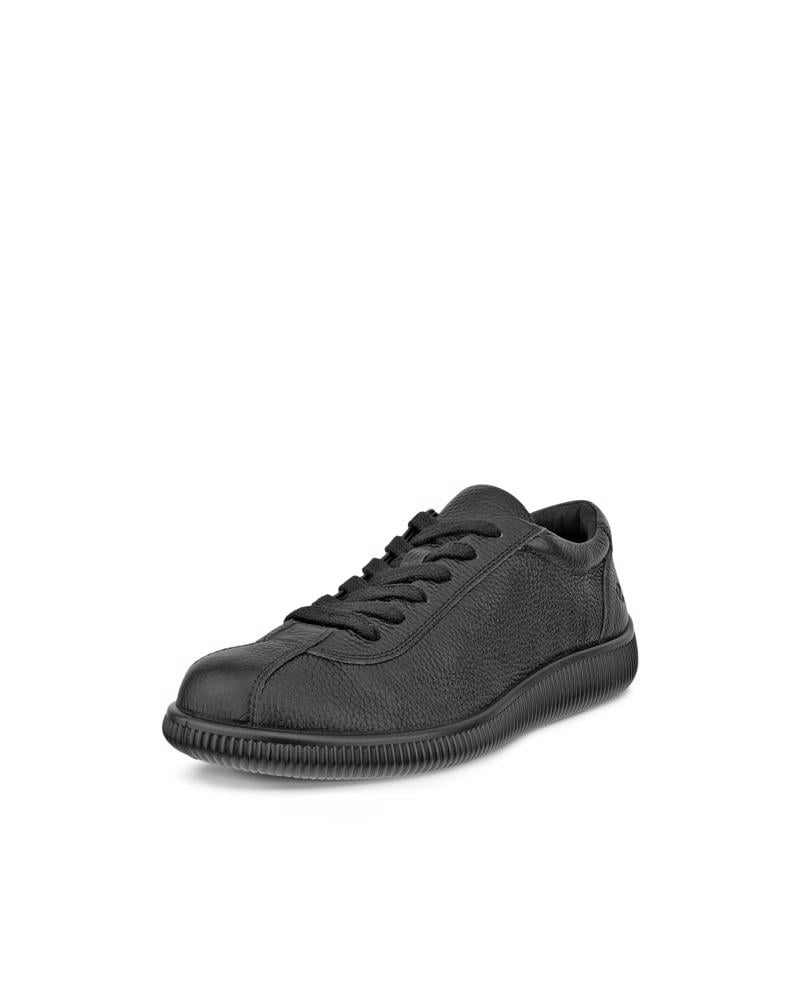 BLACK ECCO SOFT ZERO W LACE PREMIUM