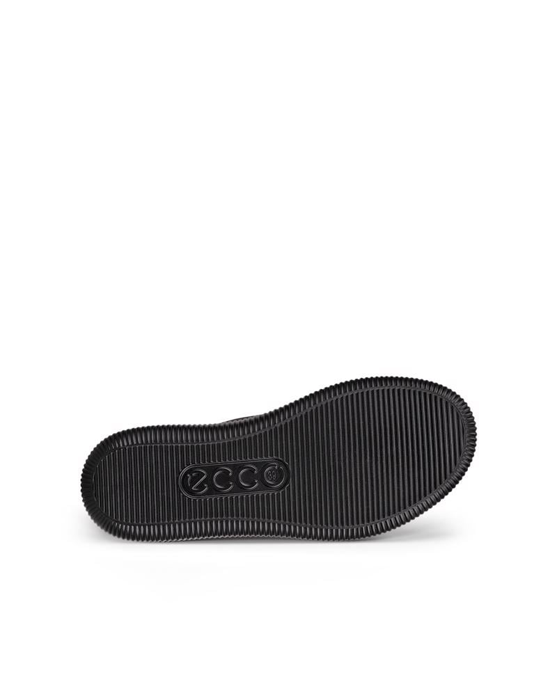 BLACK ECCO SOFT ZERO W WP SHOE