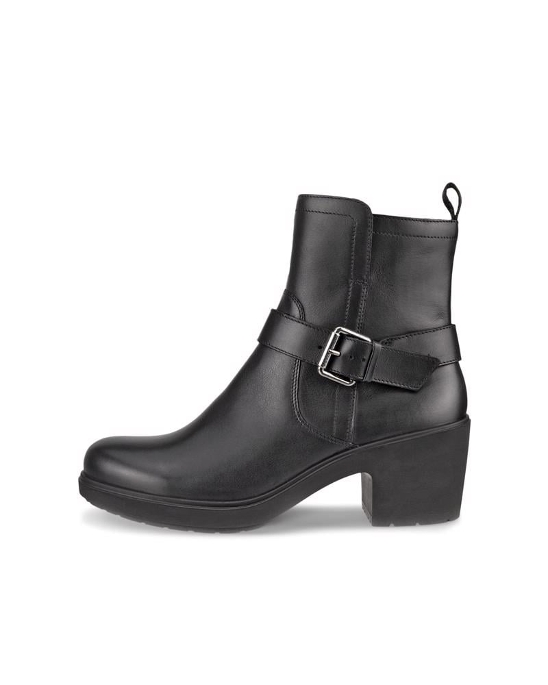 BLACK ECCO ZURICH W Buckle WP LEA