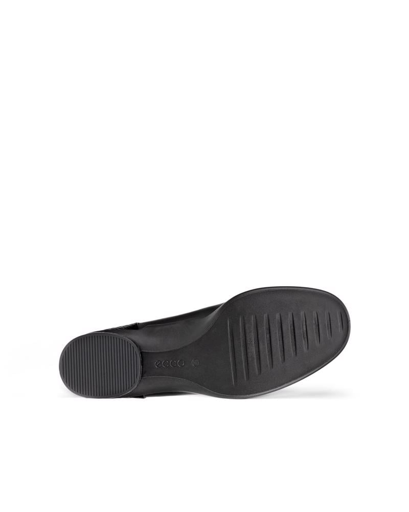 BLACK ECCO SCULPTED LX BALLERINA