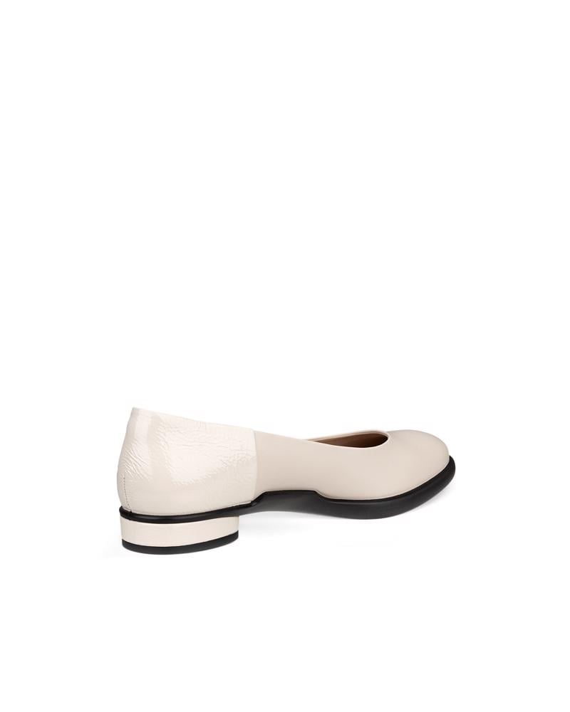 Beige ECCO SCULPTED LX BALLERINA